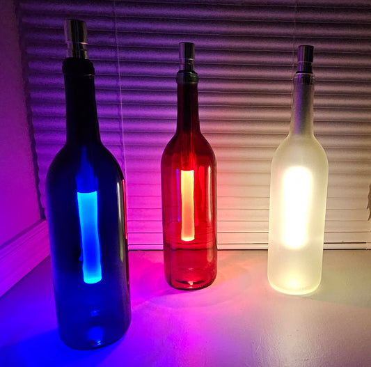 Frosted bottle white