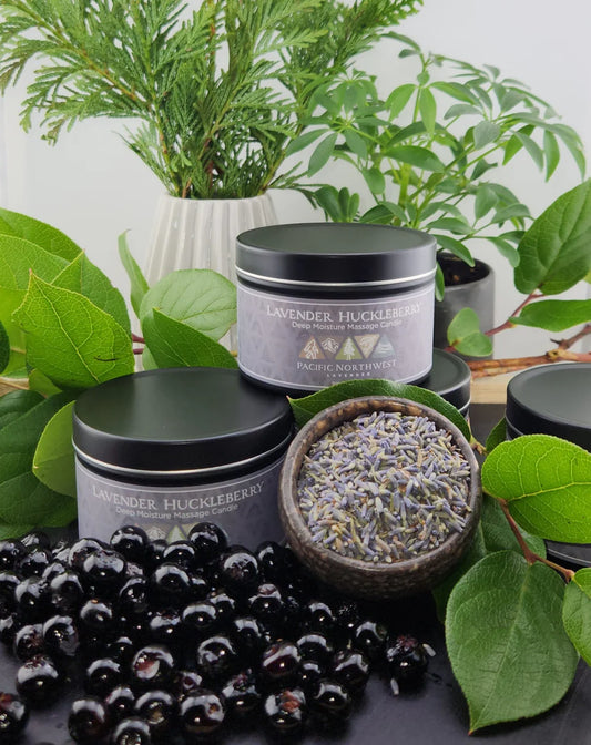 Lavender Huckleberry - Deep Moisture Massage Candle